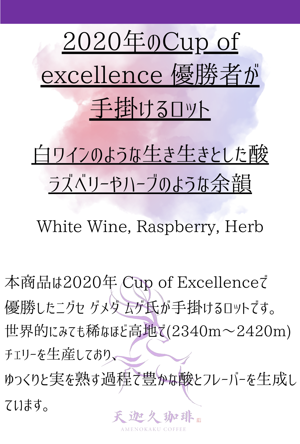 エチオピア ニグセ・ゲメダ モルケ ナチュラル