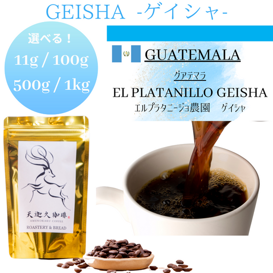 グアテマラ エルプラタニージョ ゲイシャ